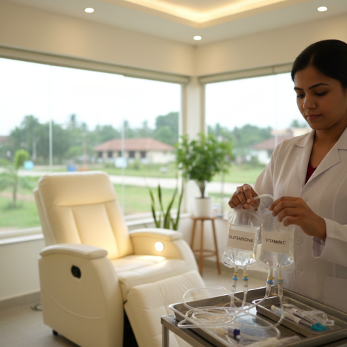 Skin Glow with Glutathione IV & Vitamin C IV in Puthupally